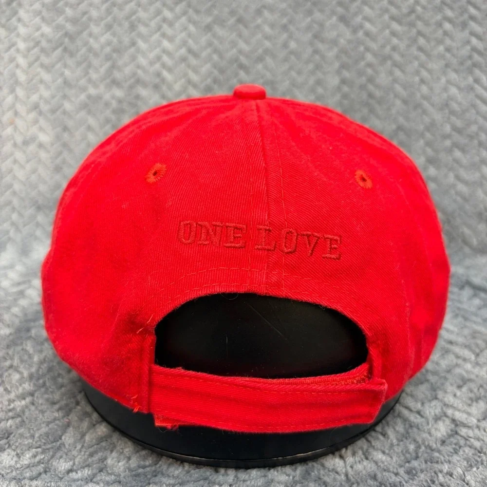 Raising Cane's Chicken Fingers Red Baseball Hat One Love Adjustable Cap